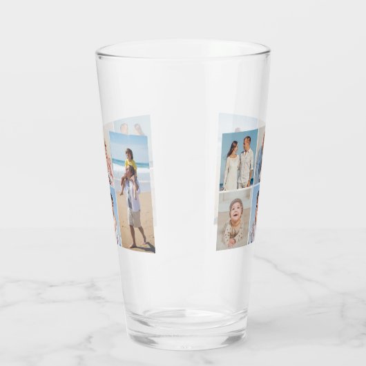 Creëer Uw eigen 5 Fotocollage Glas (Rechts)