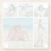 Creëer Uw eigen 5 Fotocollage Glazen Onderzetter (Achterkant)