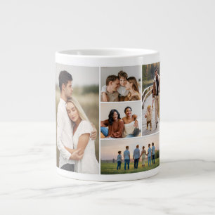 Creëer Uw eigen 5 Fotocollage Grote Koffiekop