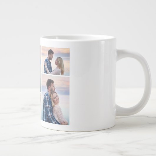 Creëer Uw eigen 5 Fotocollage Grote Koffiekop (Rechts)