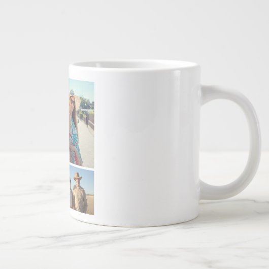Creëer Uw eigen 5 Fotocollage Grote Koffiekop (Rechts)