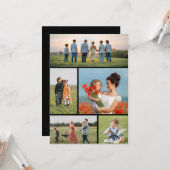 Creëer Uw eigen 5 Fotocollage Kaart (Voorkant / Achterkant in situ)