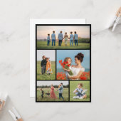 Creëer Uw eigen 5 Fotocollage Kaart (Voorkant / Achterkant in situ)