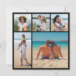 Creëer Uw eigen 5 Fotocollage Kaart
