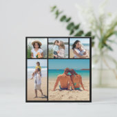 Creëer Uw eigen 5 Fotocollage Kaart (Staand voorkant)