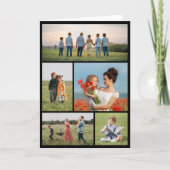 Creëer Uw eigen 5 Fotocollage Kaart (Voorkant)