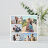 Creëer Uw eigen 5 Fotocollage Kaart (Staand voorkant)