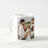 Creëer Uw eigen 5 Fotocollage Koffiemok (Voorkant links)