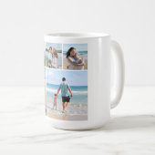 Creëer Uw eigen 5 Fotocollage Koffiemok (Voorkant rechts)