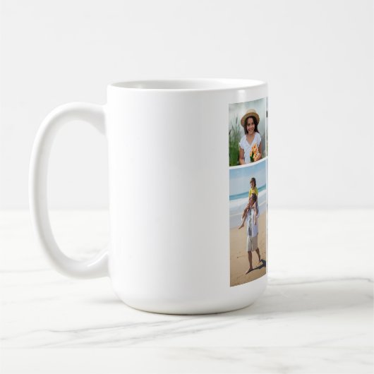 Creëer Uw eigen 5 Fotocollage Koffiemok (Links)