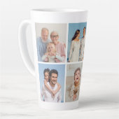 Creëer Uw eigen 5 Fotocollage Latte Mok (Linkerhoek)
