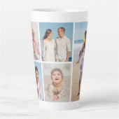 Creëer Uw eigen 5 Fotocollage Latte Mok (Voorkant)