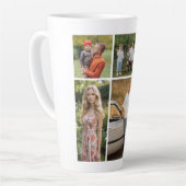 Creëer Uw eigen 5 Fotocollage Latte Mok (Linkerhoek)