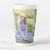 Creëer Uw eigen 5 Fotocollage Latte Mok (Voorkant)