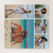 Creëer Uw eigen 5 Fotocollage Legpuzzel (Horizontaal)