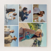 Creëer Uw eigen 5 Fotocollage Legpuzzel (Horizontaal)