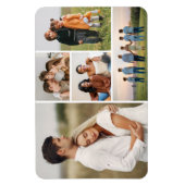 Creëer Uw eigen 5 Fotocollage Magneet (Verticaal)