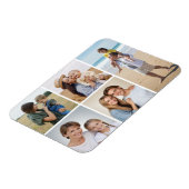 Creëer Uw eigen 5 Fotocollage Magneet (Linkerzijde)