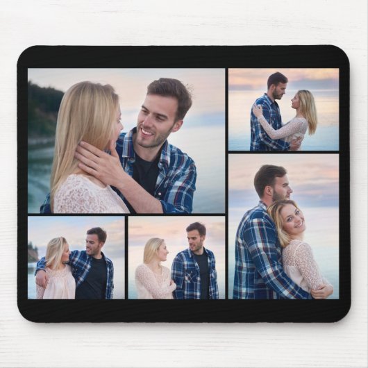 Creëer Uw eigen 5 Fotocollage Muismat (Voorkant)