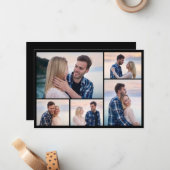 Creëer Uw eigen 5 Fotocollage Notitiekaartje (Voorkant / Achterkant in situ)