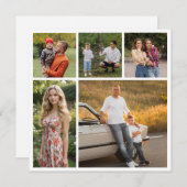 Creëer Uw eigen 5 Fotocollage Notitiekaartje (Voorkant / Achterkant)