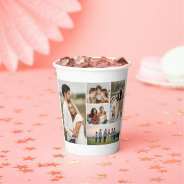 Creëer Uw eigen 5 Fotocollage Papieren Bekers