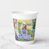 Creëer Uw eigen 5 Fotocollage Papieren Bekers (Achterkant)