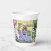 Creëer Uw eigen 5 Fotocollage Papieren Bekers (Voorkant)