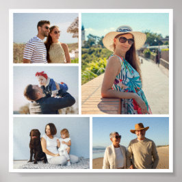 Creëer Uw eigen 5 Fotocollage Poster