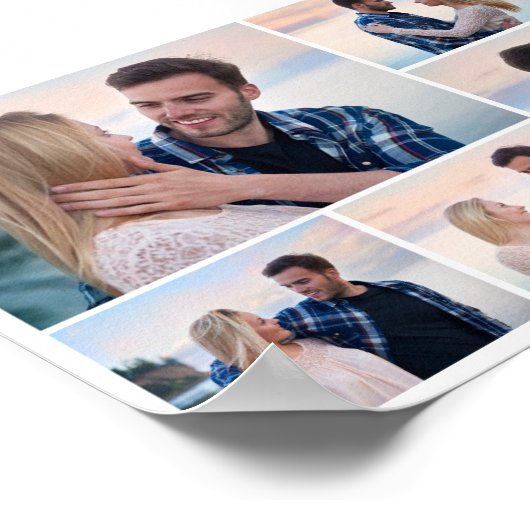 Creëer Uw eigen 5 Fotocollage Poster (Hoek)