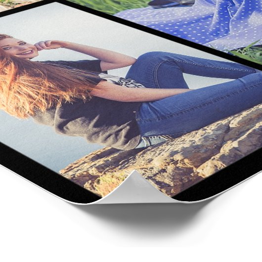 Creëer Uw eigen 5 Fotocollage Poster (Hoek)