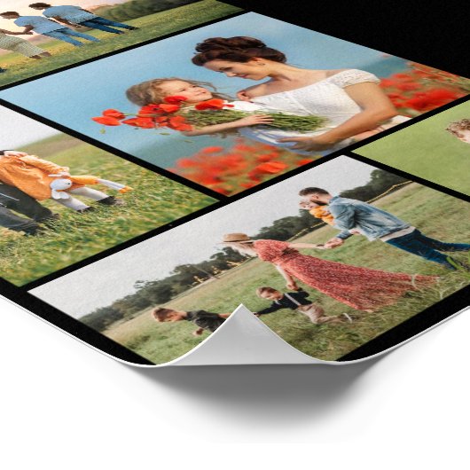 Creëer Uw eigen 5 Fotocollage Poster (Hoek)