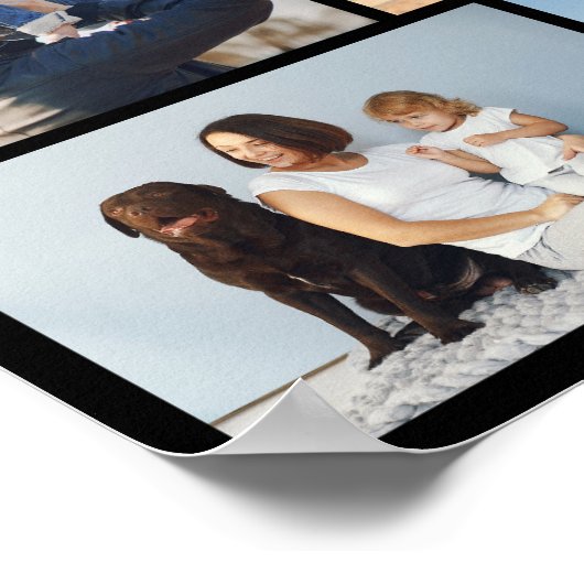 Creëer Uw eigen 5 Fotocollage Poster (Hoek)