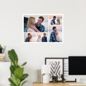 Creëer Uw eigen 5 Fotocollage Poster (Thuiskantoor)