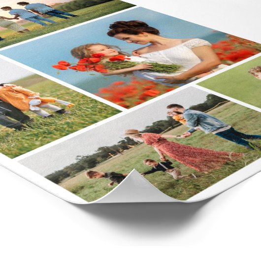 Creëer Uw eigen 5 Fotocollage Poster (Hoek)
