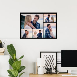 Creëer Uw eigen 5 Fotocollage Poster