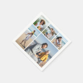 Creëer Uw eigen 5 Fotocollage Servet (Hoek)