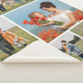 Creëer Uw eigen 5 Fotocollage Sherpa Deken (3/4)