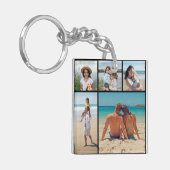 Creëer Uw eigen 5 Fotocollage Sleutelhanger (Voorkant Links)