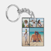 Creëer Uw eigen 5 Fotocollage Sleutelhanger (Voorkant Links)