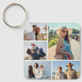 Creëer Uw eigen 5 Fotocollage Sleutelhanger (Voorkant)