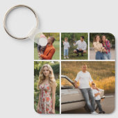 Creëer Uw eigen 5 Fotocollage Sleutelhanger (Voorkant)