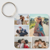 Creëer Uw eigen 5 Fotocollage Sleutelhanger (Voorkant)