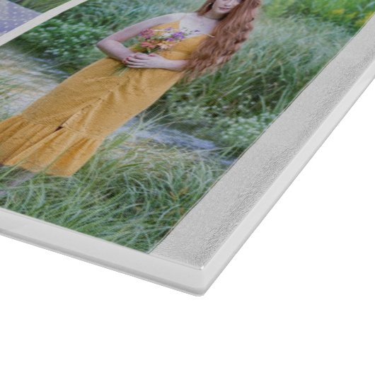 Creëer Uw eigen 5 Fotocollage Snijplank (Hoek)