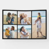 Creëer Uw eigen 5 Fotocollage Spandoek (Horizontaal)