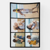 Creëer Uw eigen 5 Fotocollage Spandoek (Verticaal)