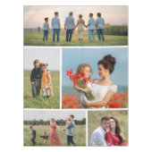 Creëer Uw eigen 5 Fotocollage Tafelkleed (Voorkant)