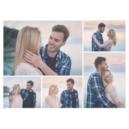 Creëer Uw eigen 5 Fotocollage Tafelkleed