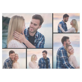 Creëer Uw eigen 5 Fotocollage Tafelkleed