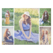 Creëer Uw eigen 5 Fotocollage Tafelkleed (Voorkant (Horizontaal))